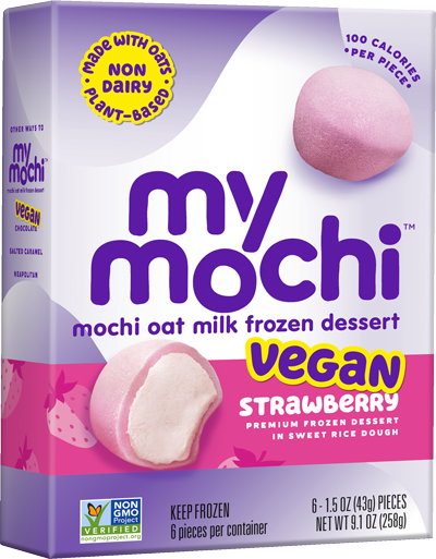 Vegan Strawberry - Mochi Oat Milk - 6ct box