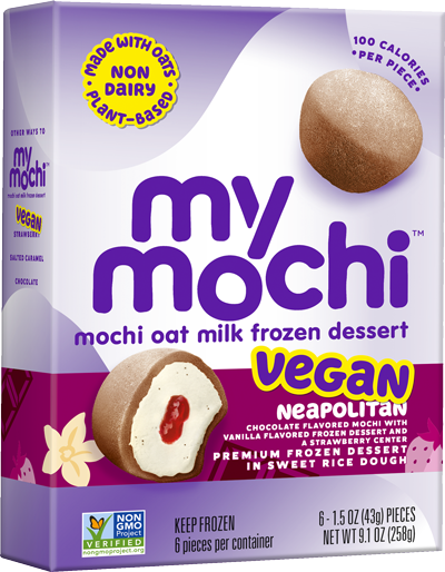 Vegan Neapolitan - Mochi Oat Milk - 6ct box