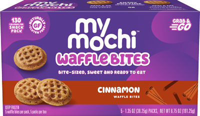 MyMochi Waffle Bites - Cinnamon - Grab & Go 5-pack