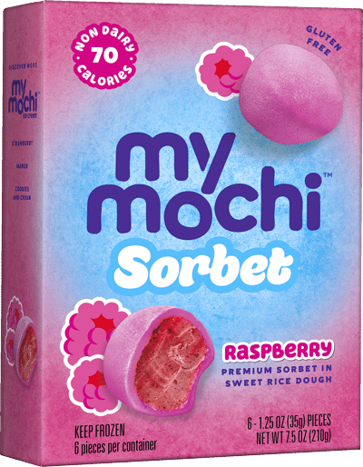 MyMochi Raspberry Sorbet - 6-count box